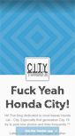 Mobile Screenshot of honda-city.lindachan.net